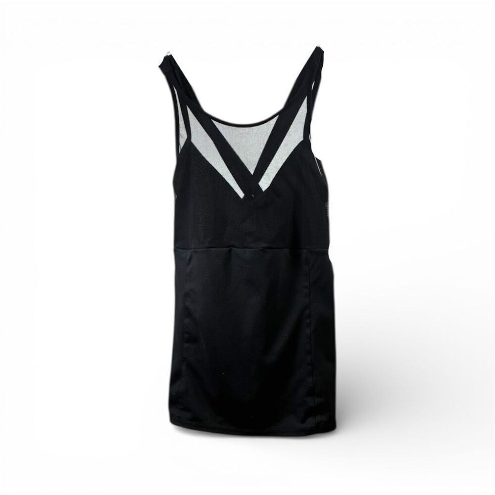 ALO Strapy Sheer Mesh Top in Black Size XS